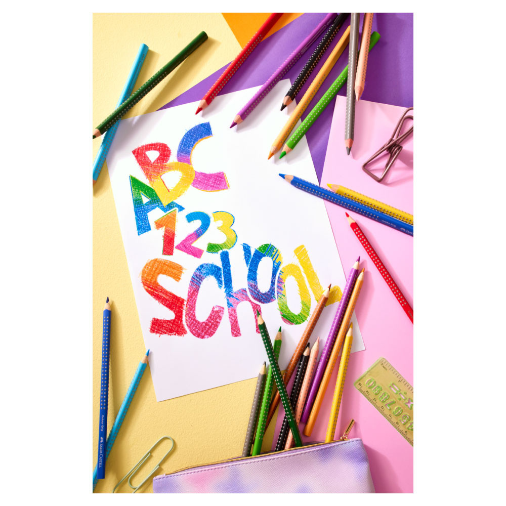 FABER CASTELL Farbstift Jumbo Grip 6er Set Malstifte