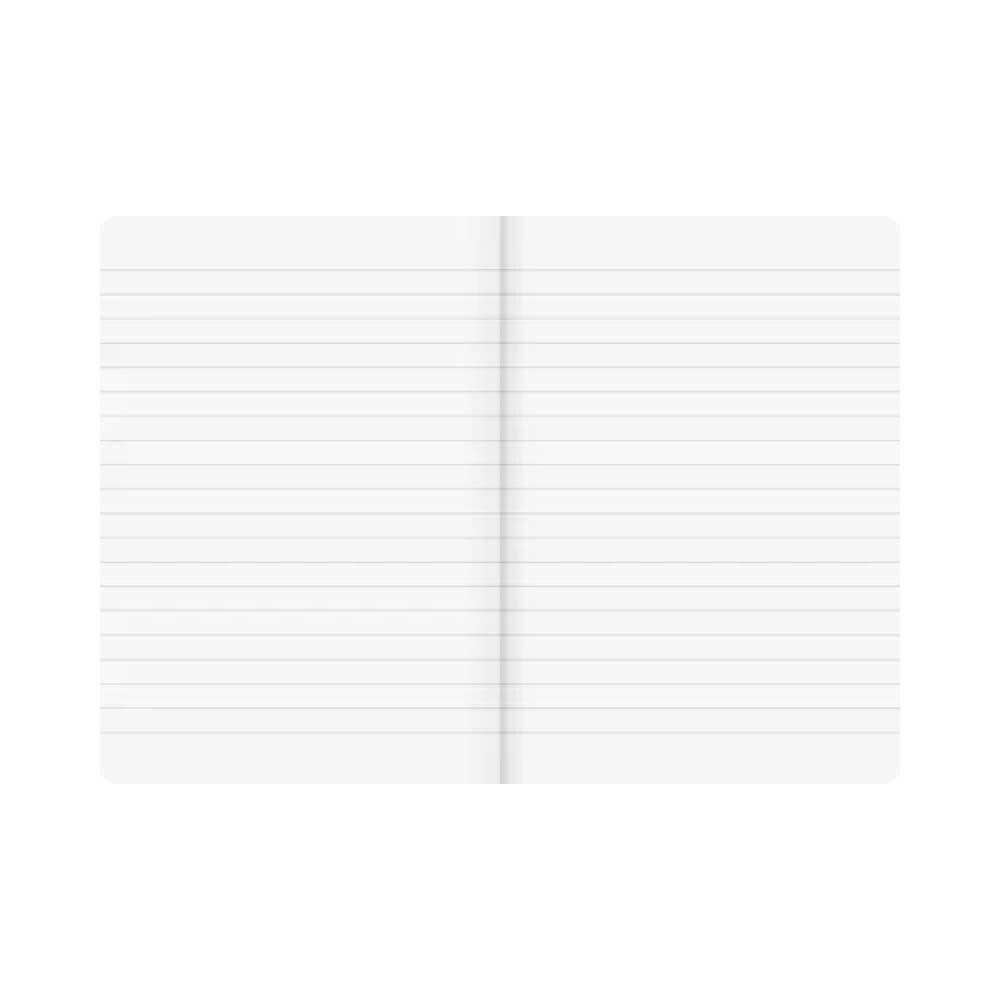 BRUNNEN Vokabelheft Recycling in DIN A4 und A5 - verschiedene Lineaturen - A5 Lineatur 53 | 32 Blatt, grün/grau - Blatt