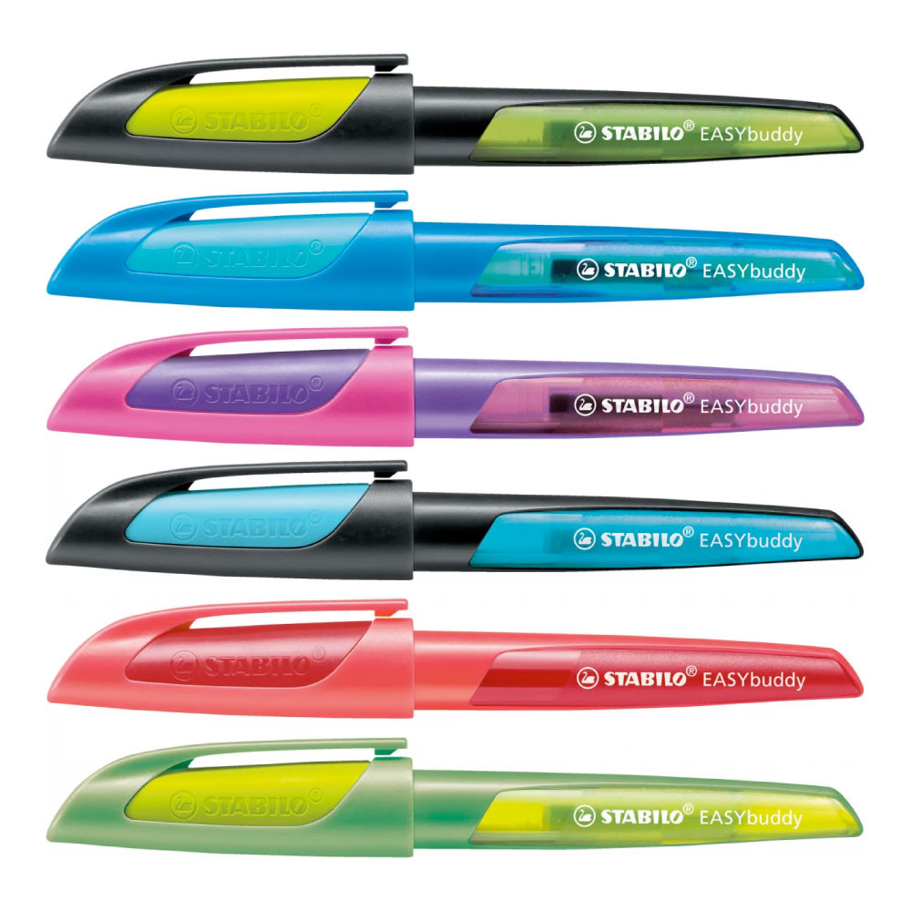 STABILO ergonomischer Schulfüller EASYbuddy Übersicht alle Farben