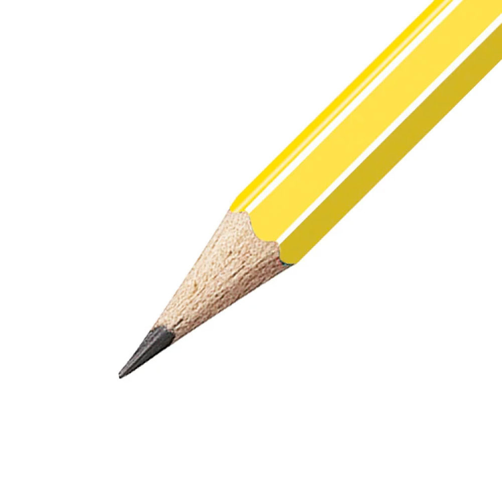 STABILO Schulbleistift  pencil 160 mit Radierer Einzelstift gelb Mine