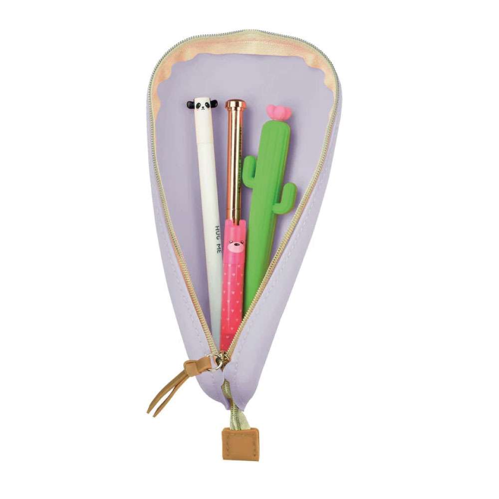 LEGAMI Schlampermäppchen Cute! lila offen