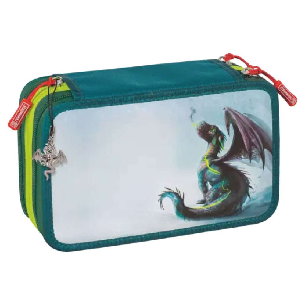 BRUNNEN Federmäppchen 3-Zip Drago