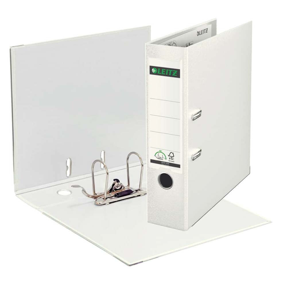LEITZ 1010 Ordner DIN A4 weiß 8,0 cm innen