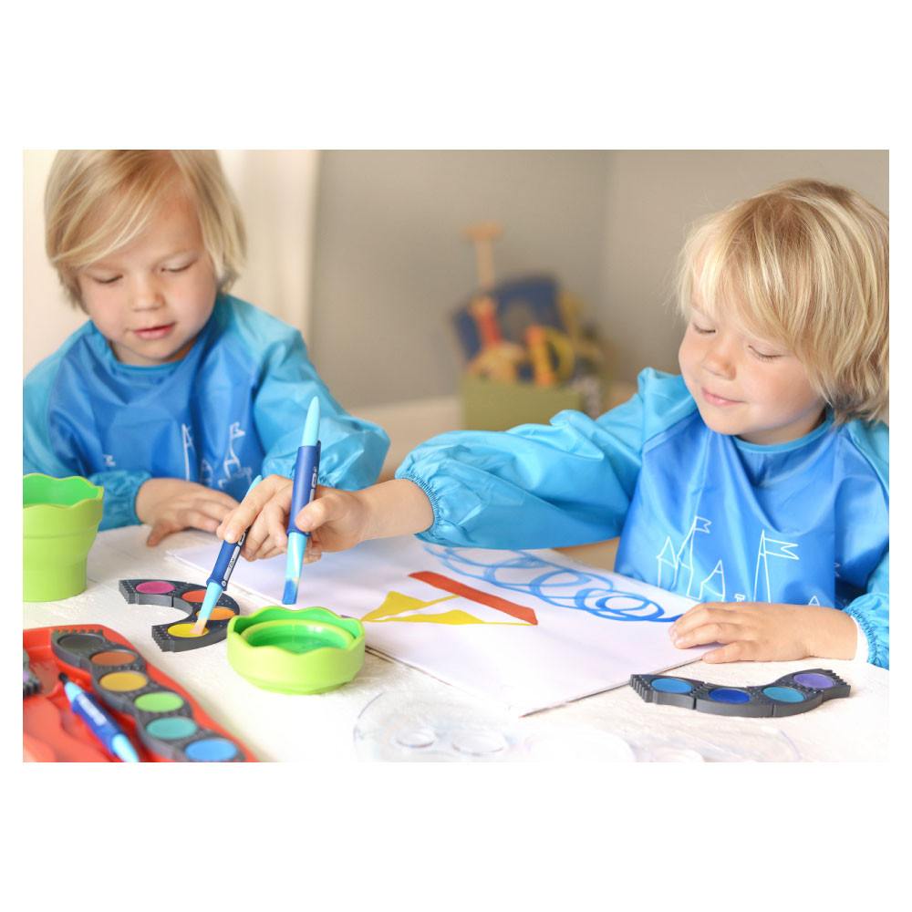 FABER CASTELL Malkittel Universalgröße blau Kinder
