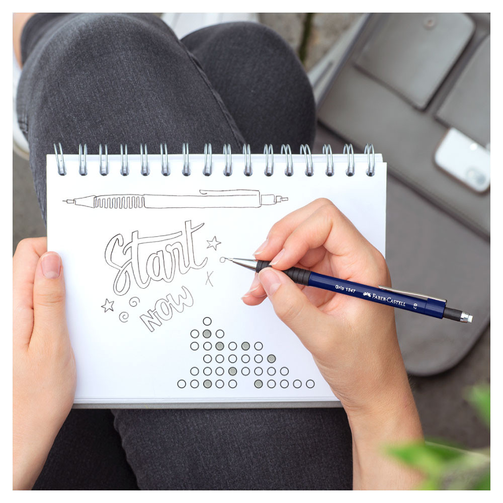 FABER CASTELL Druckbleistift Grip Fein-Mine