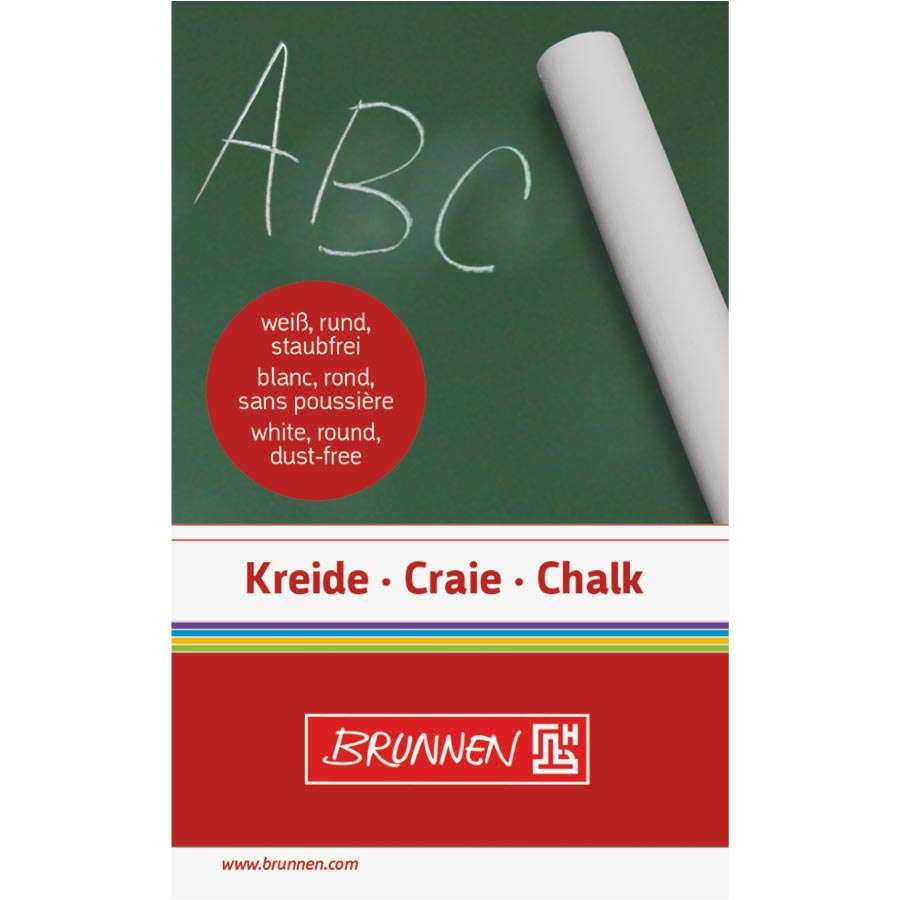BRUNNEN Kreide, weiß - Anzeige
