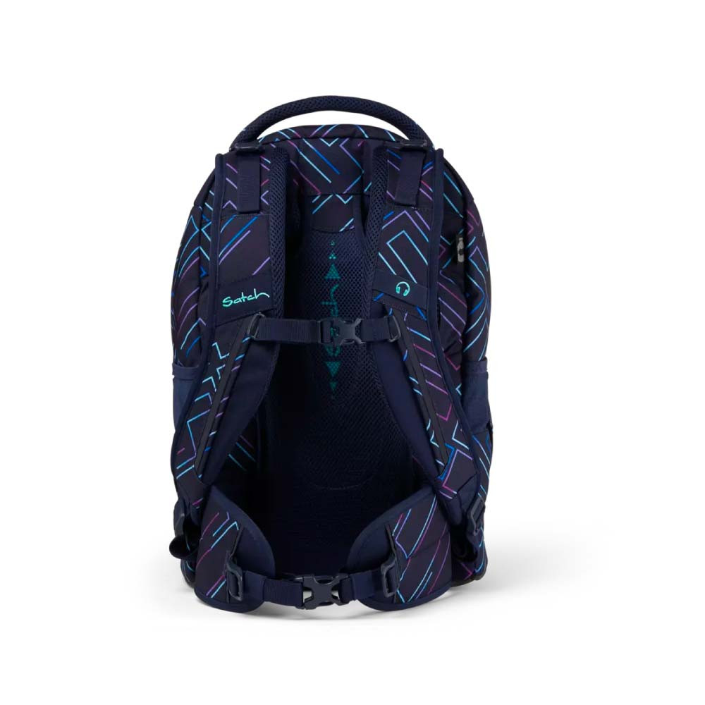 SATCH Schulrucksack pack - Purple Laser hinten