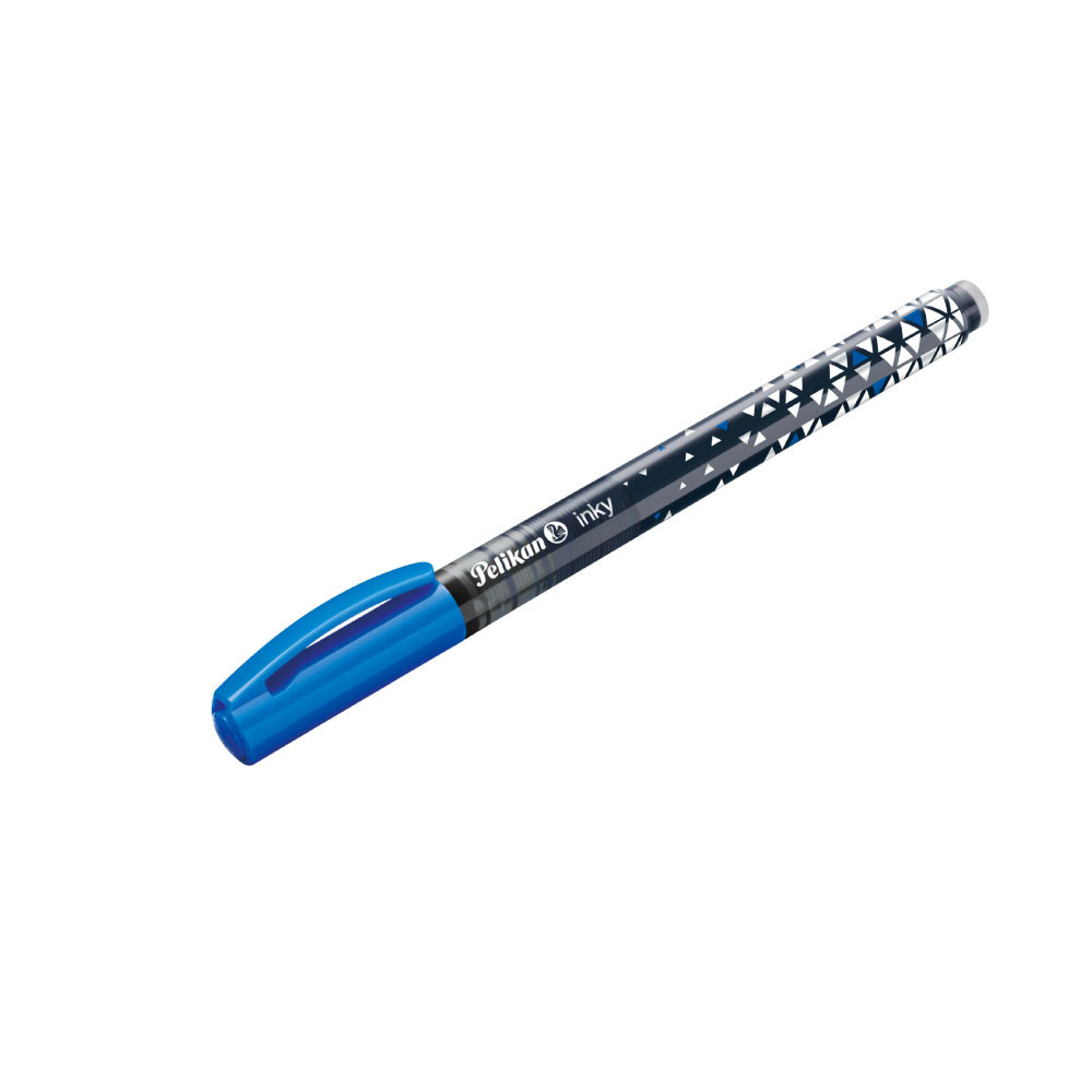 PELIKAN Tintenroller Inky® - Faserschreiber blau geschlossen