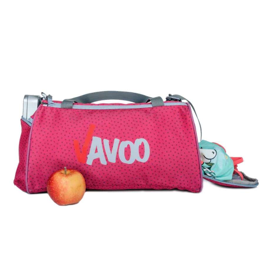 VAVOO Sporttasche - Rosa Front gefüllt