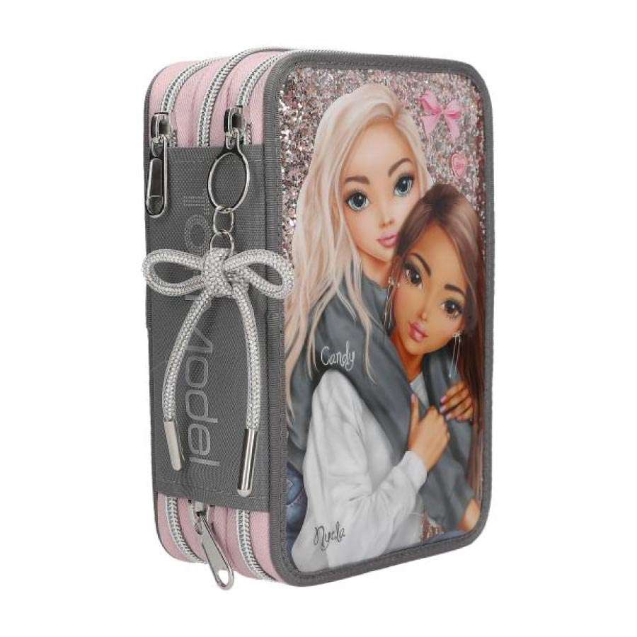 TOPMODEL 3 Fach Federtasche - MY BFF seitlich