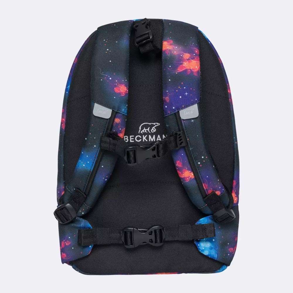 BECKMANN Schulranzen Set AIR PLUS 6 tlg - Ninja Elements Sporttasche Rückansicht