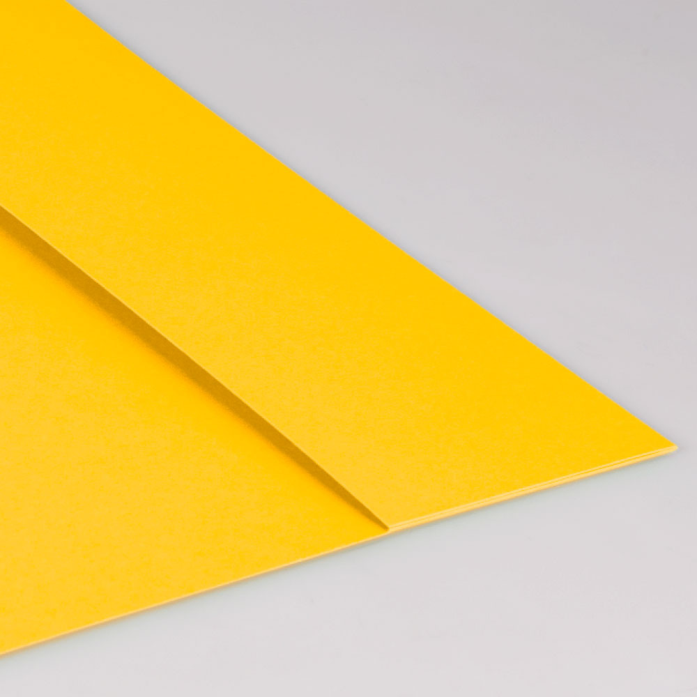 BRUNNEN Heftumschlag Heftschoner Innen Papier A5 + A4 goldgelb