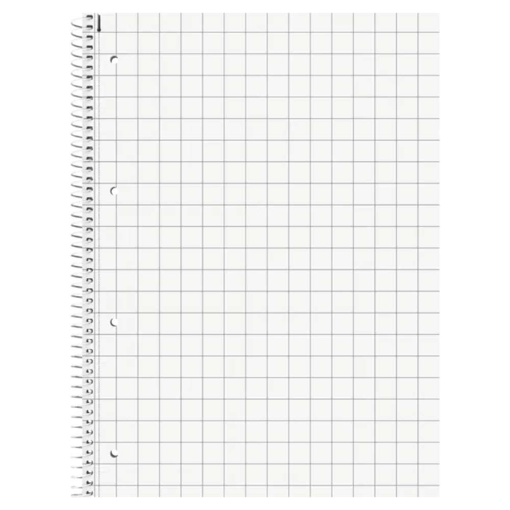 BRUNNEN Collegeblock Vivendi Premium Vivendi | A4, Lineatur 7, 40 Blatt, rot kariert