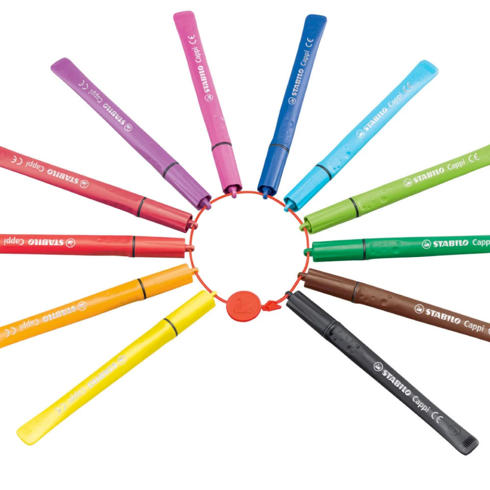 STABILO Filzstift Cappi alle Farben hängen zusammen