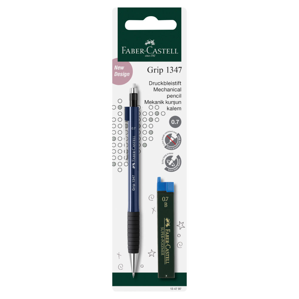 FABER CASTELL Druckbleistift Grip - blau, Sets