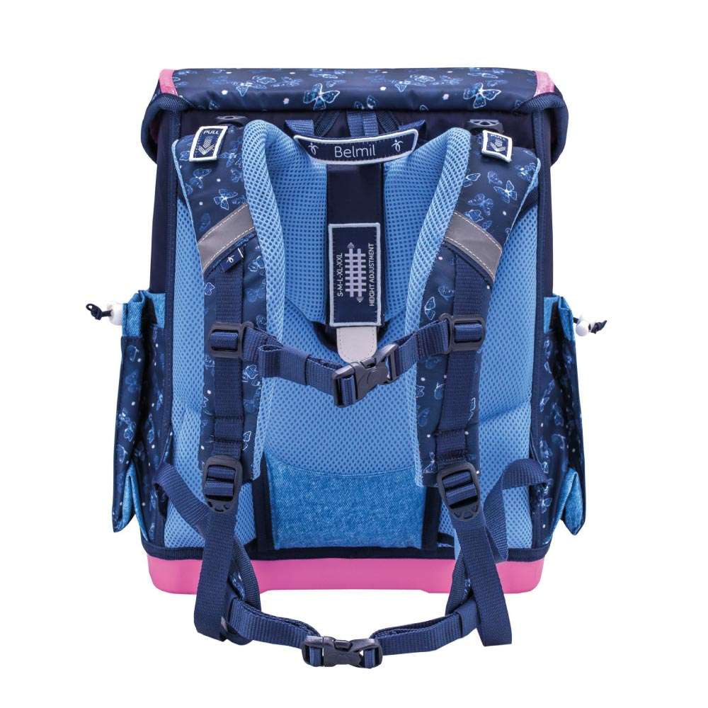 BELMIL Schulranzen COMPACT PLUS Set 5 tlg - Sapphire Rückansicht