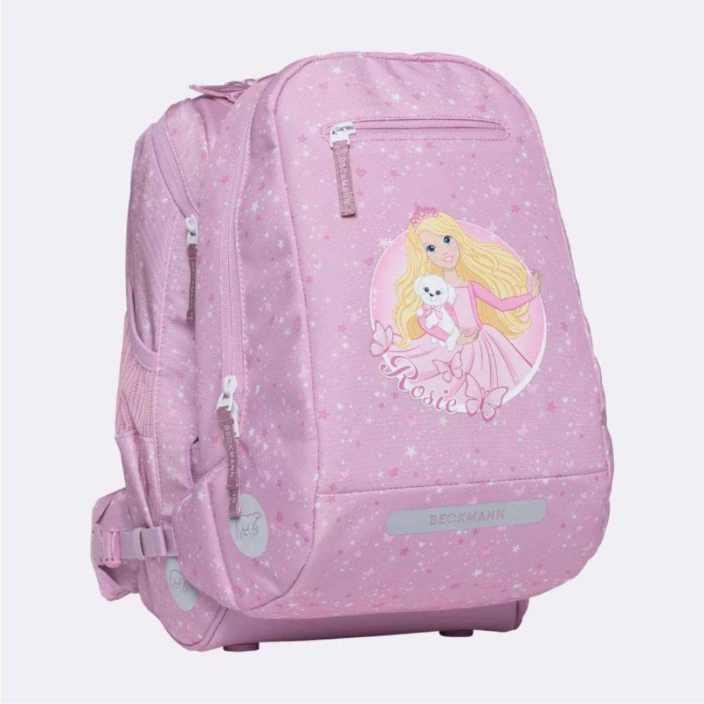 BECKMANN Schulranzen Active Air FLX 6 tlg - Rosie Schulranzen mit Brottasche