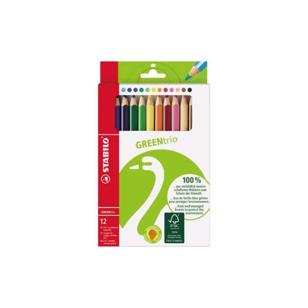 STABILO GREENtrio 12er Set