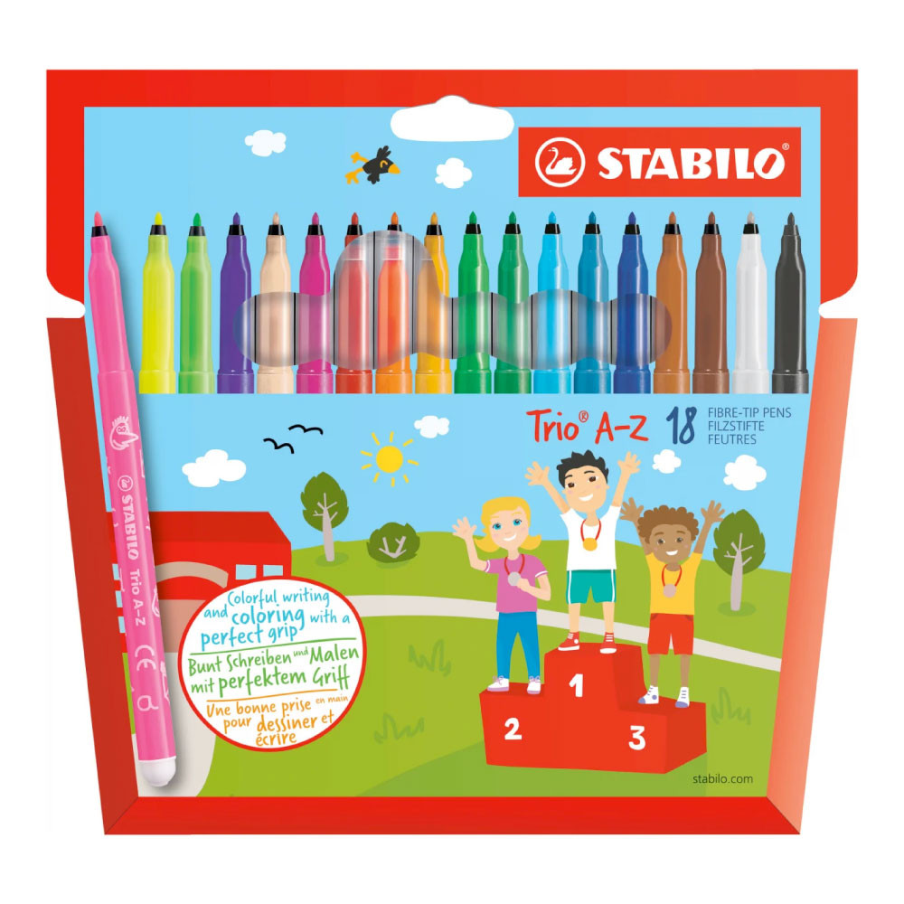 STABILO Filzstift Trio A-Z 18er Set