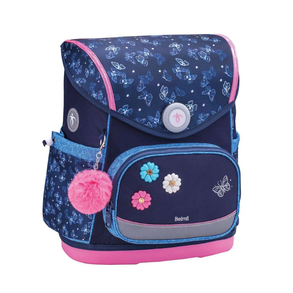BELMIL Schulranzen COMPACT PLUS Set 5 tlg - Sapphire Front